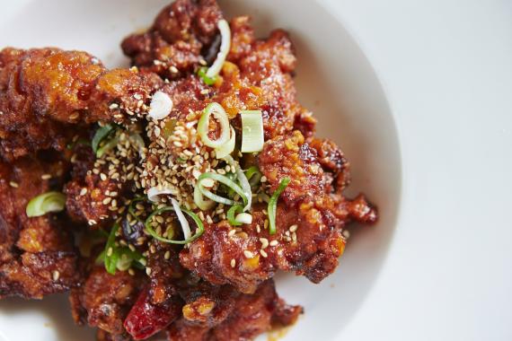 Pollo frito receta coreana
