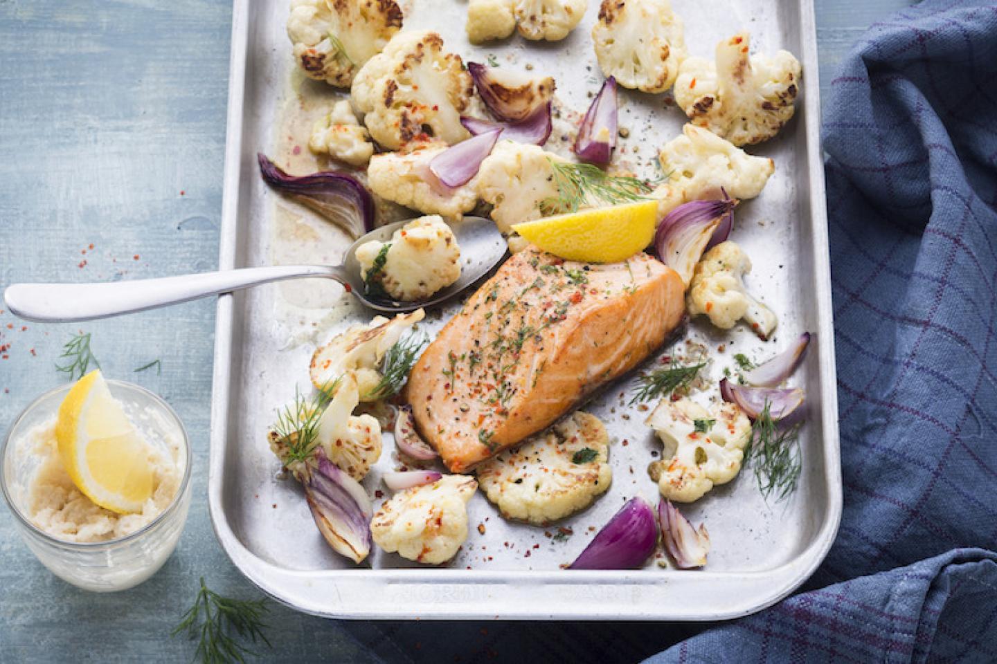 Salmón al horno