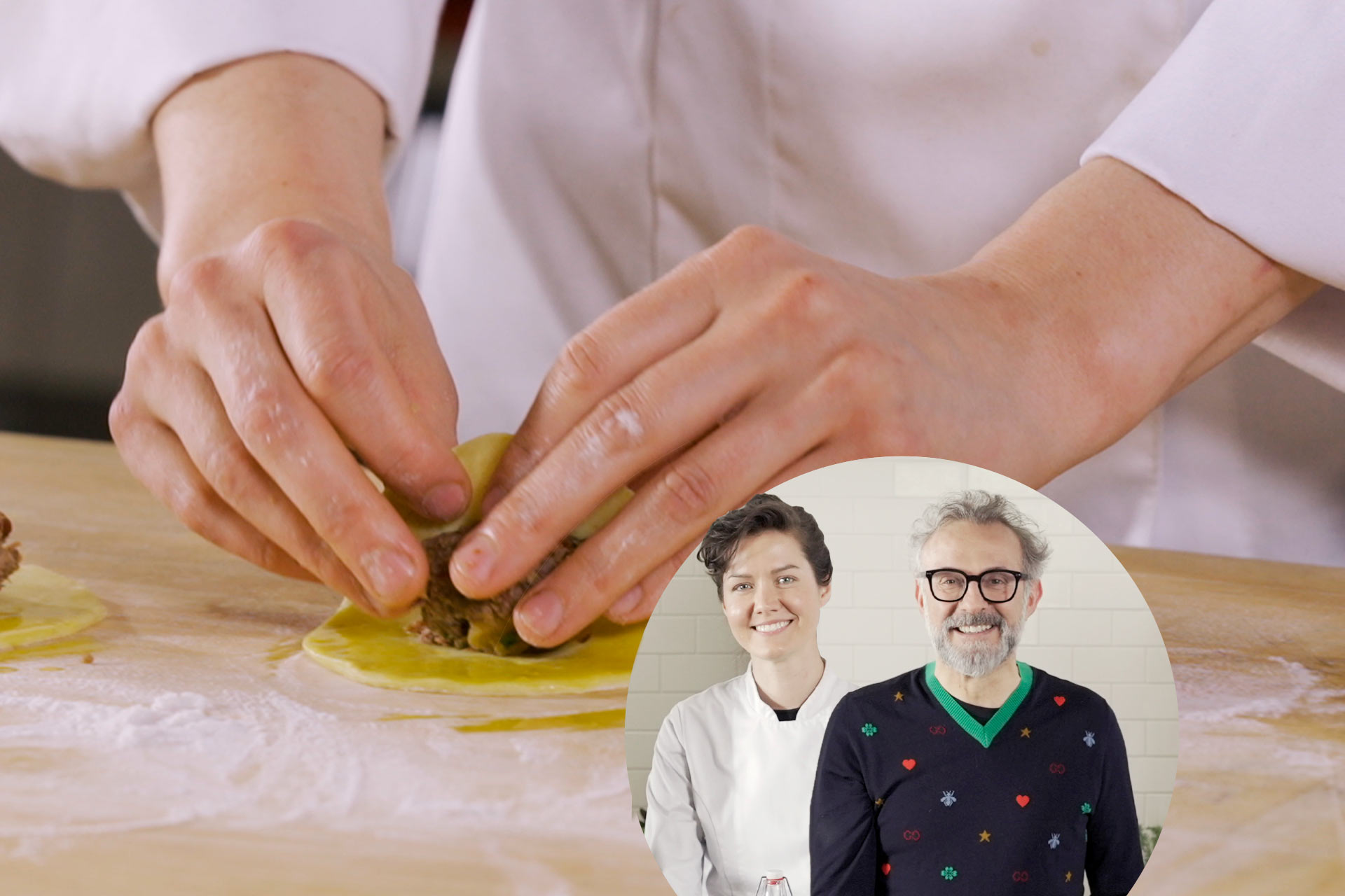 Massimo Bottura y Jessica Rosval