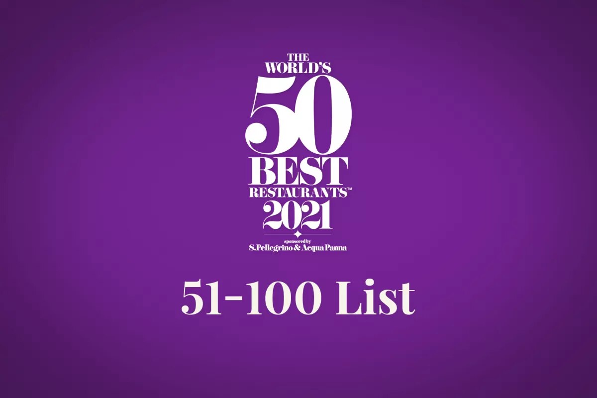 World's 50 Best Restaurants presenta la lista de los 51-100 mejores de 2021