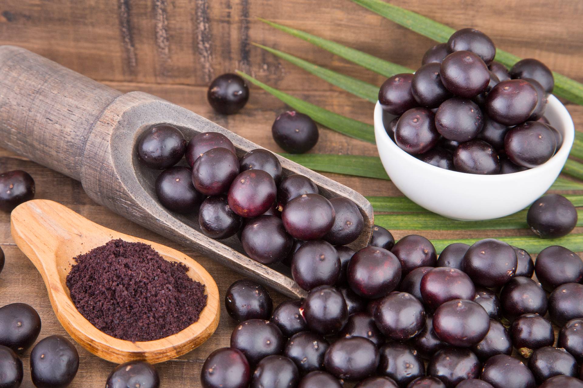 Açaí en un delicioso postre