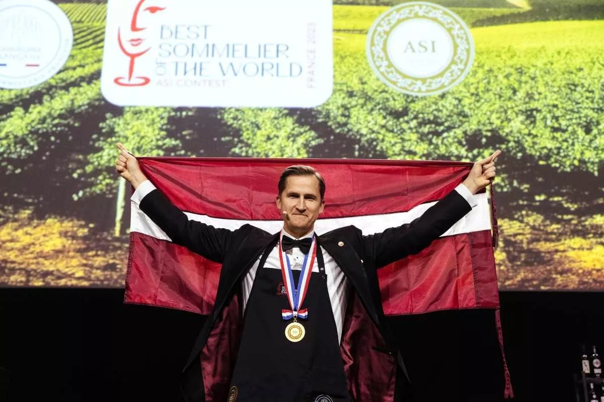 Raimonds Tomsons Mejor Sumiller del Mundo 2023