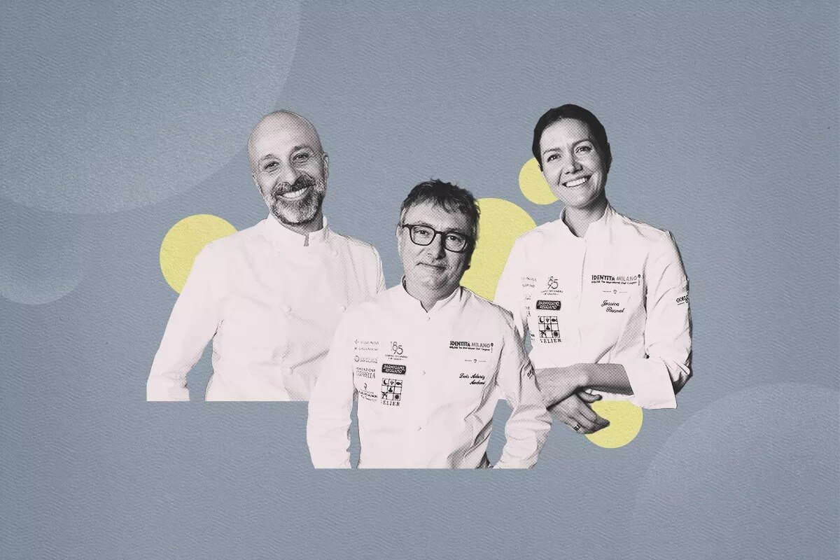 Chefs Andoni Luis Aduriz, Jessica Rosval y Niko Romito