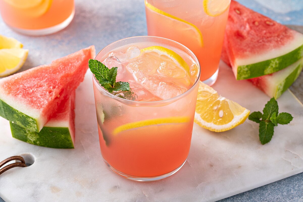 Bebidas con sandía