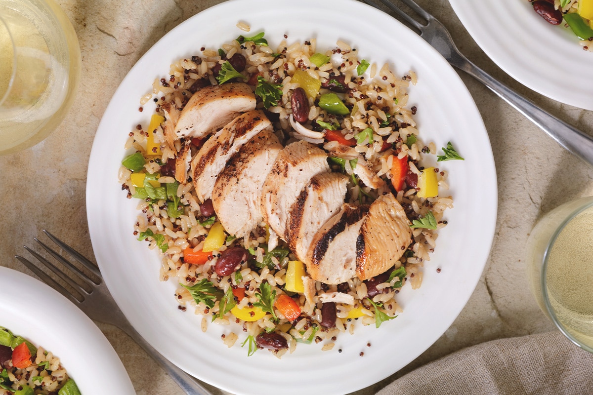 Ensaladas con pollo
