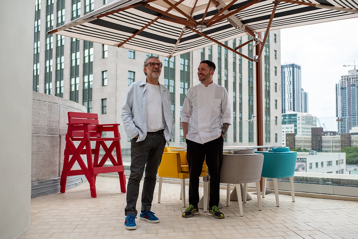 Massimo Bottura and Bernardo Paladini.