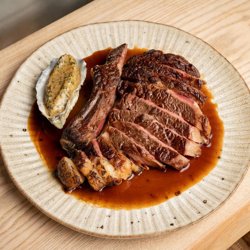 Steak at Milk Beach Soho in London.