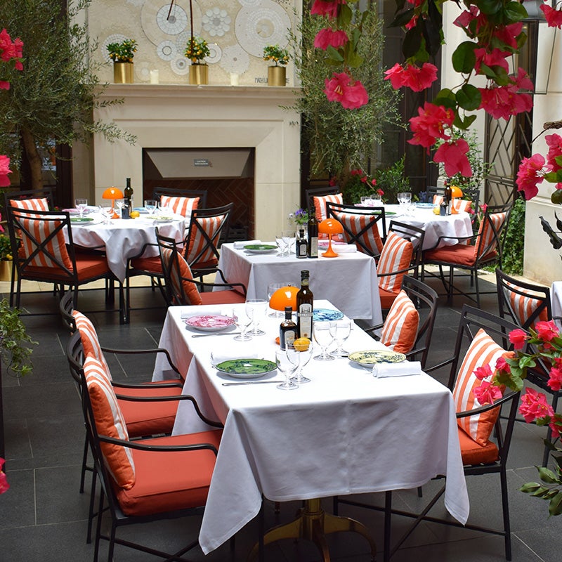The Courtyard at The Corinthia in London.