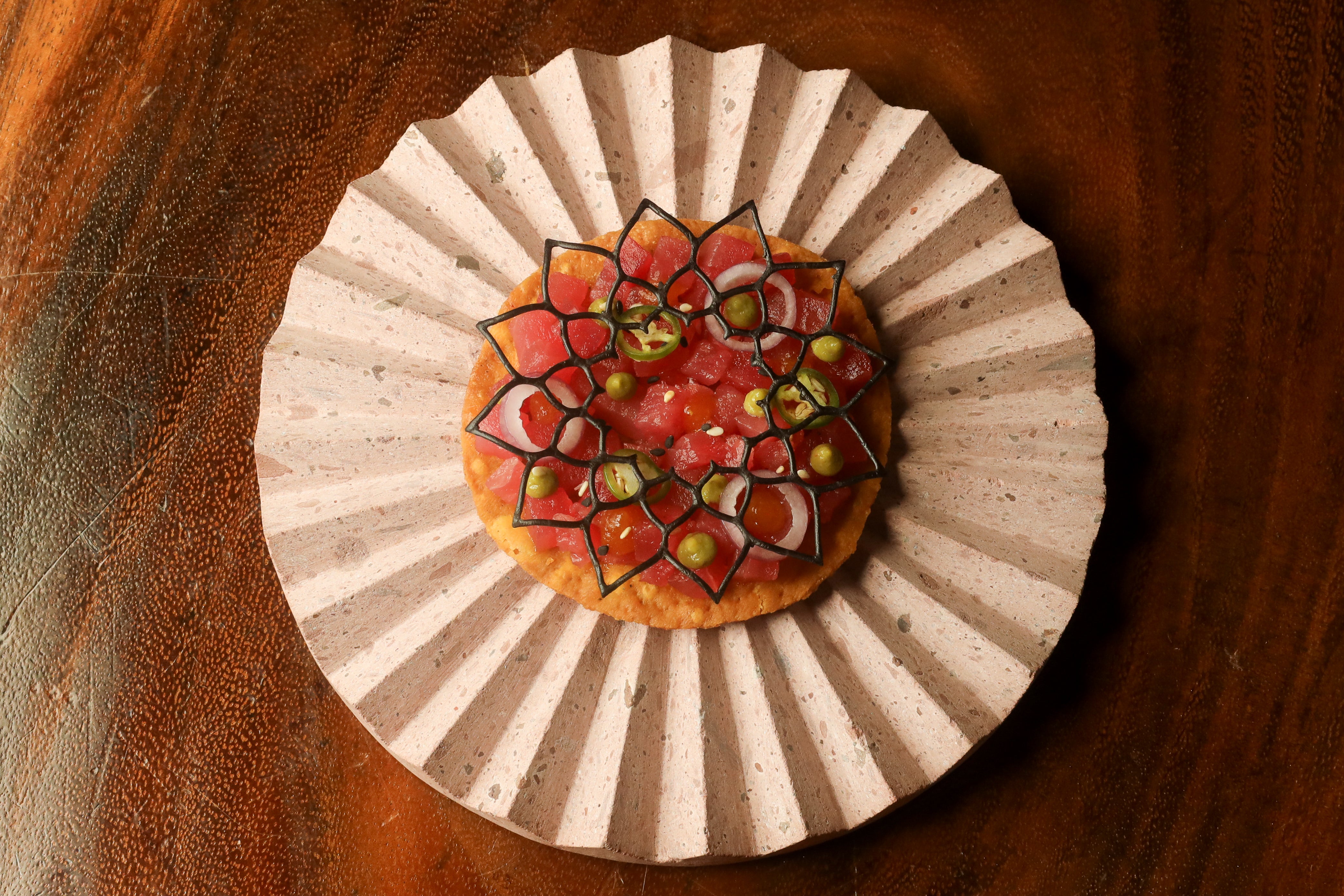 Mayank Istwal's Tuna Masala Papad