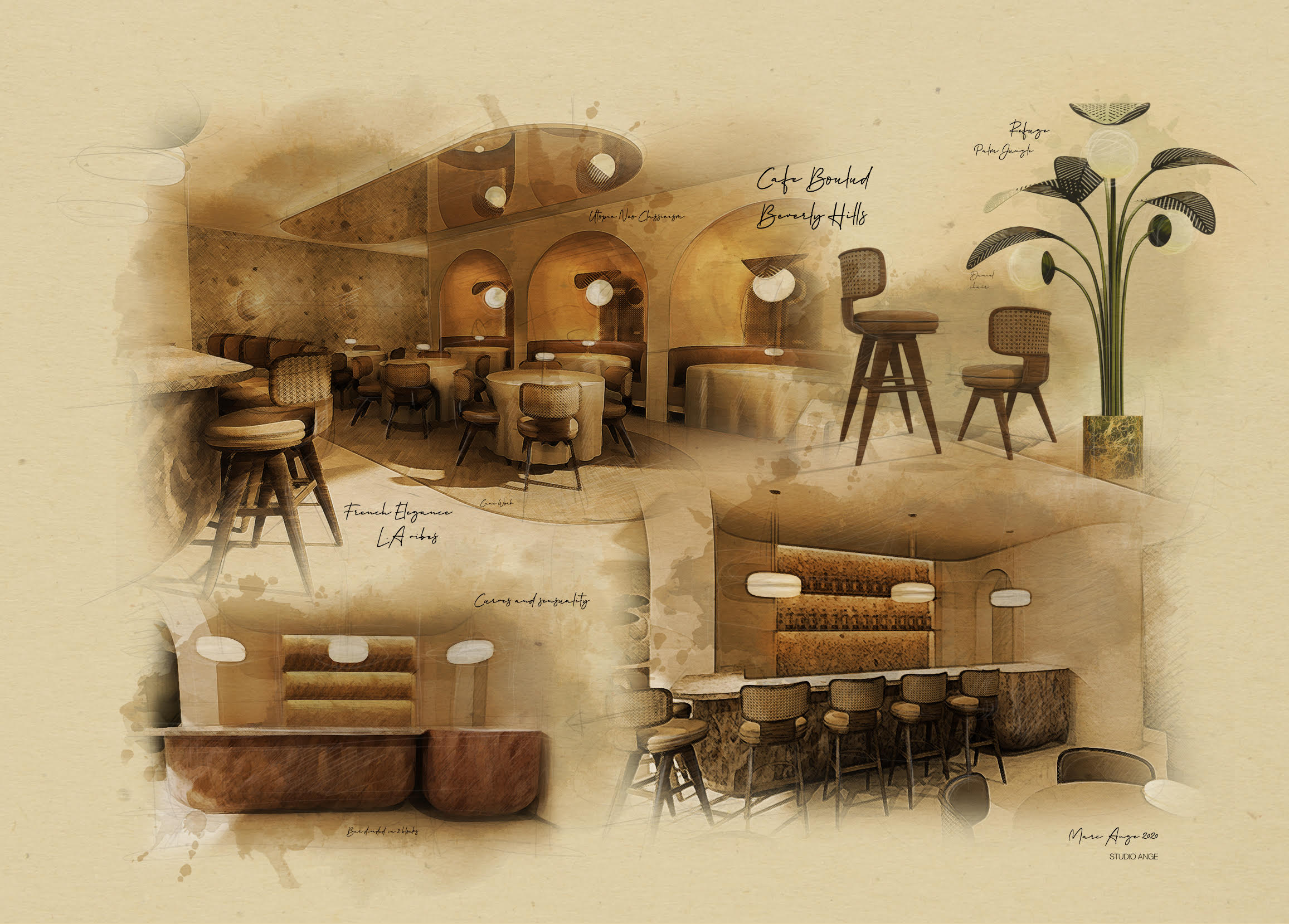 Cafe Boulud Sketch