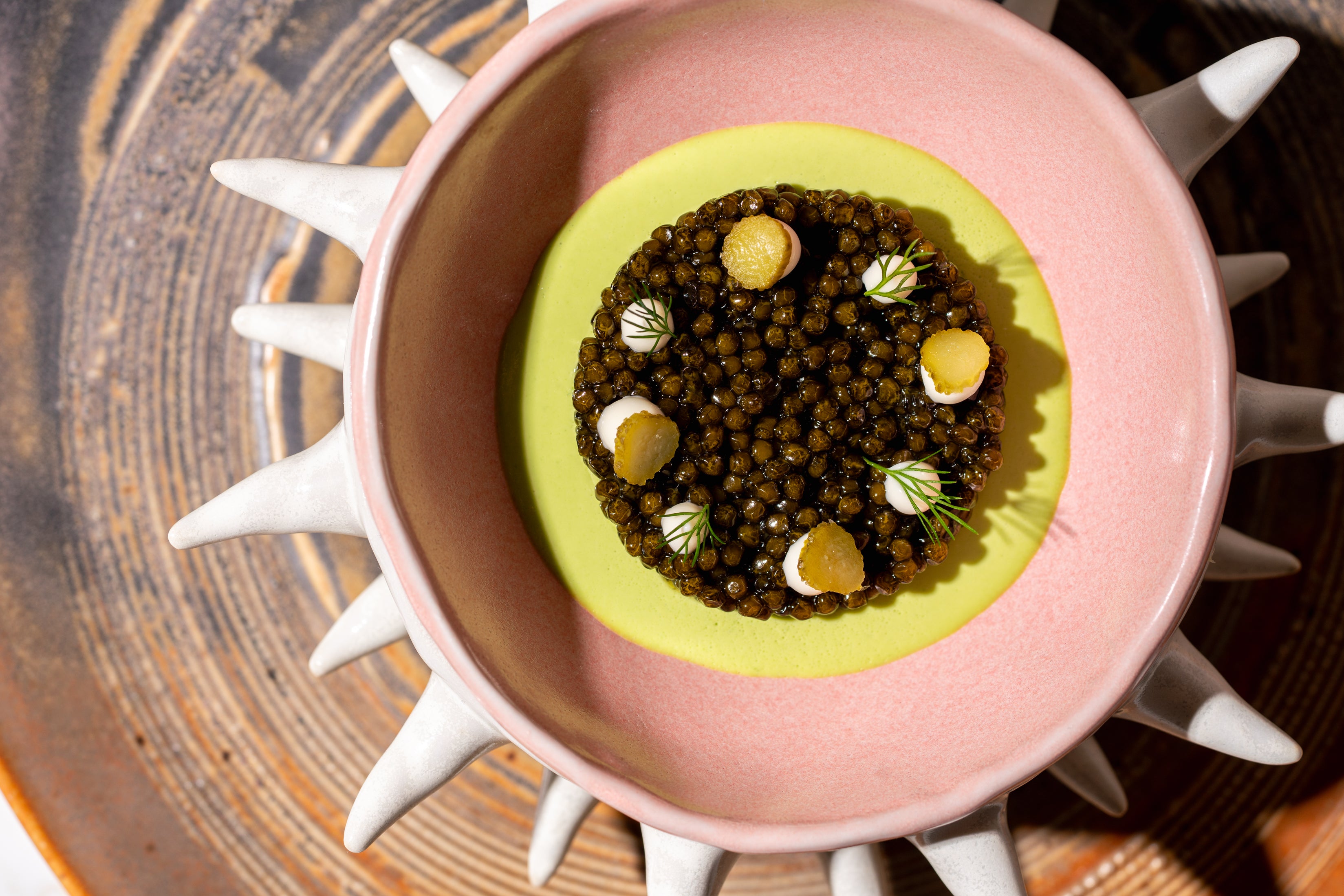 Golden Ossetra Caviar at Joomak