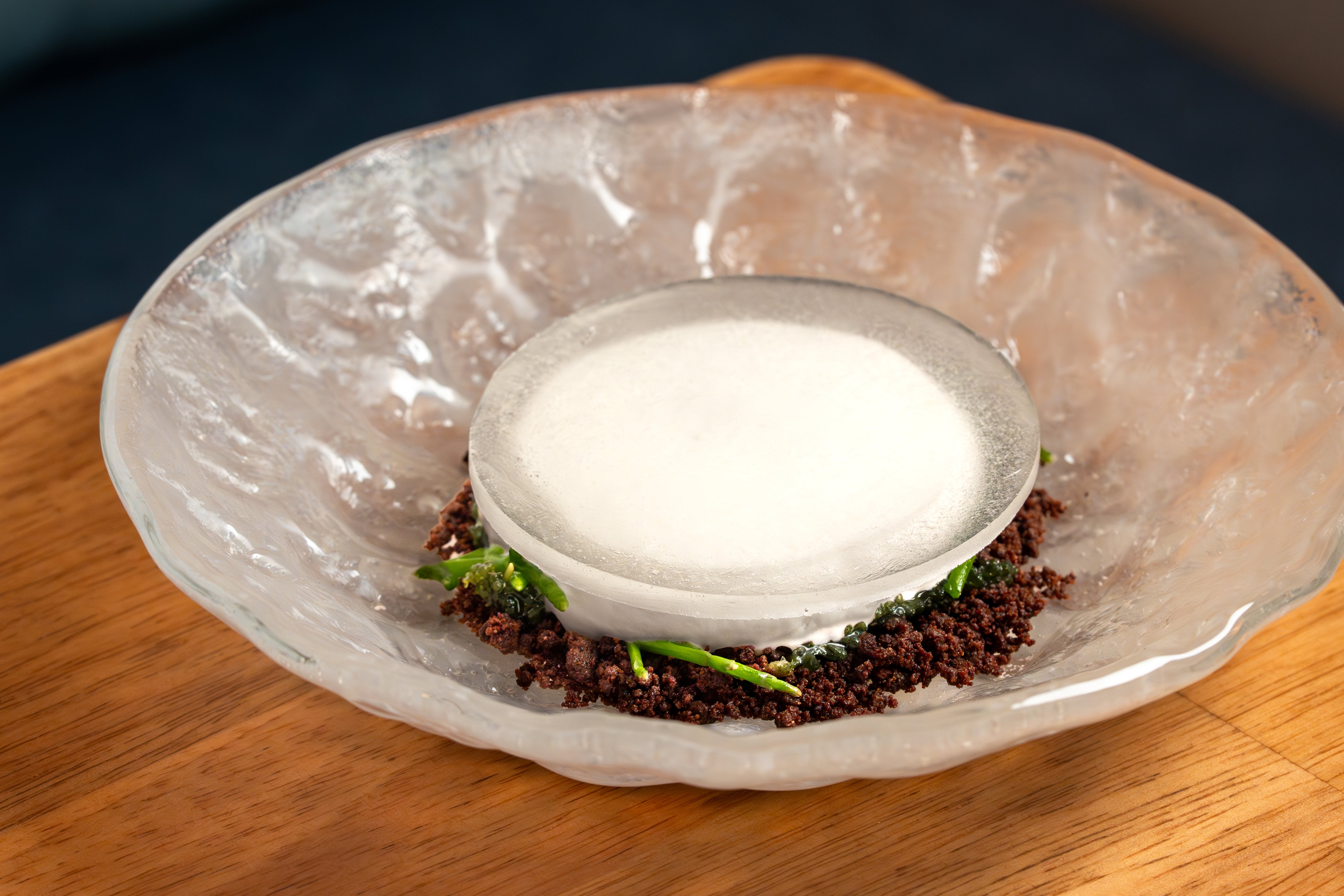 Moon Rabbit Seaweed Panna Cotta