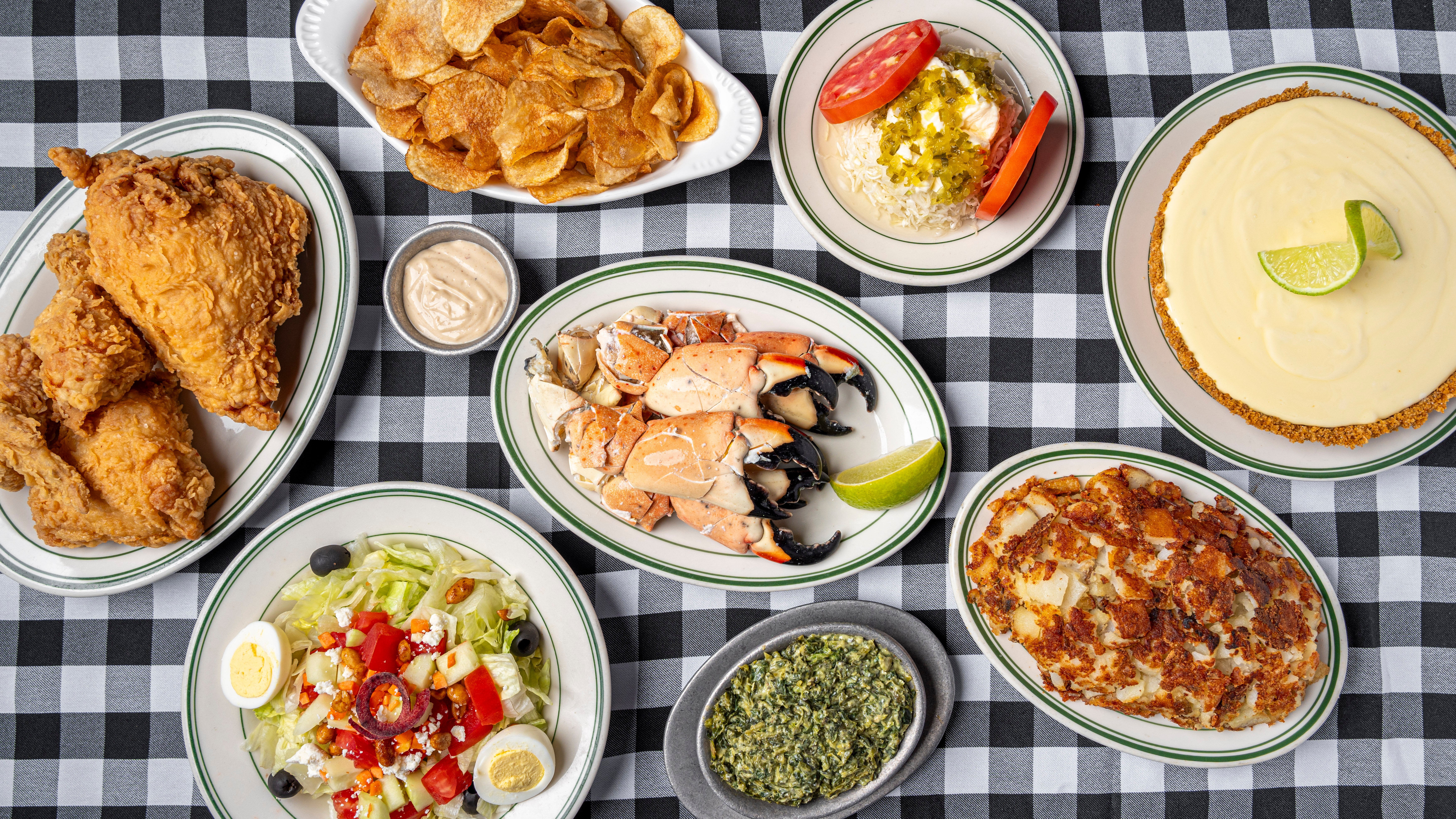 Joe's Stone Crab Flat Lay