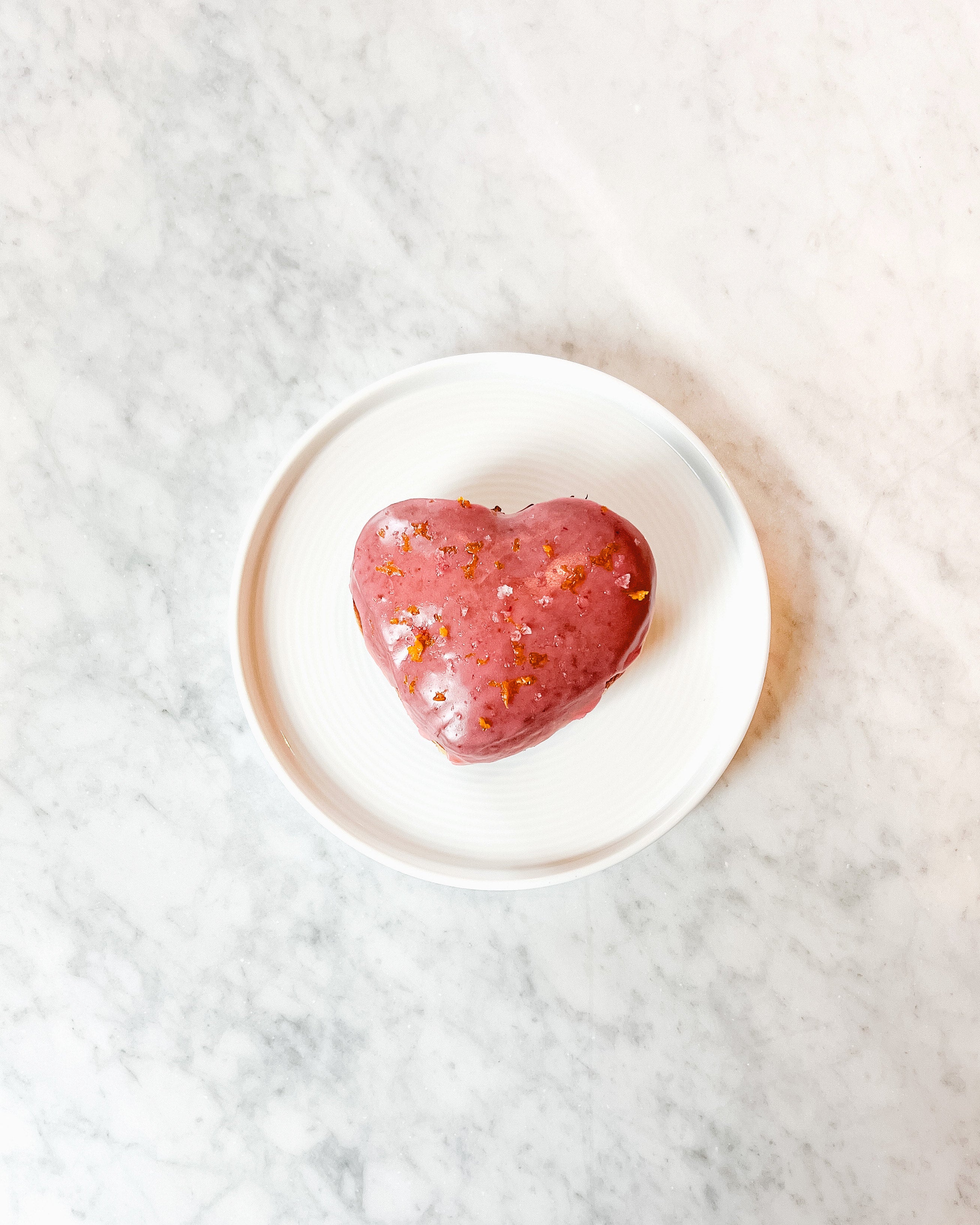 Heart Doughnut from The Duck &amp; The Peach