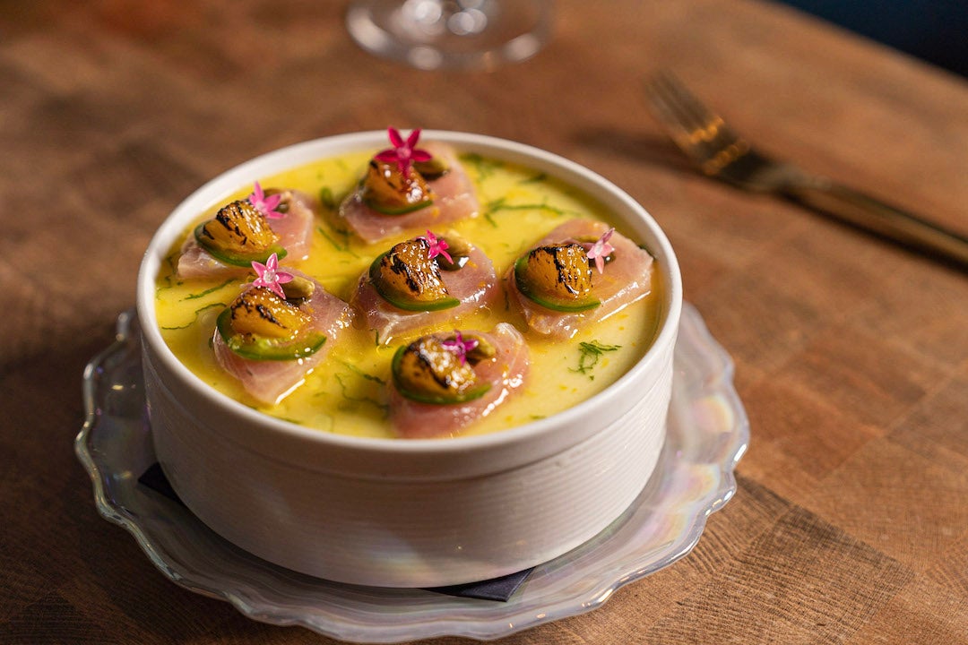 L'Ardente Hamachi Crudo