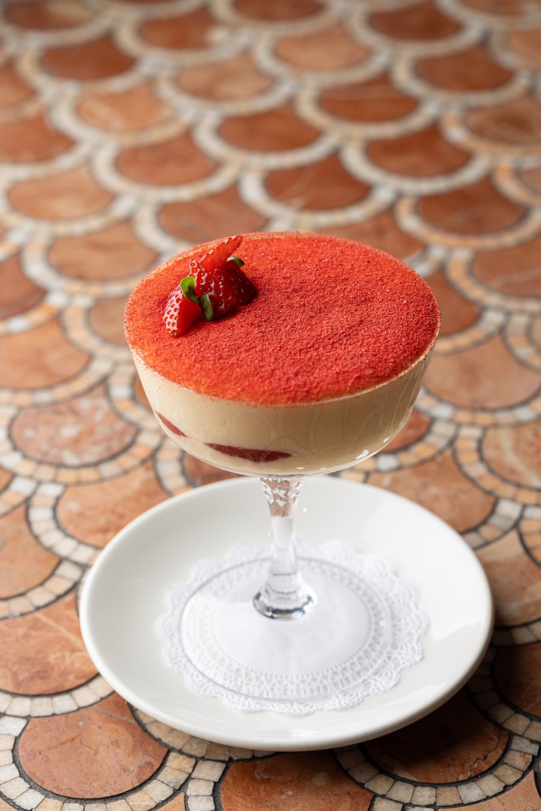 Strawberry Tiramisu at La Marchande