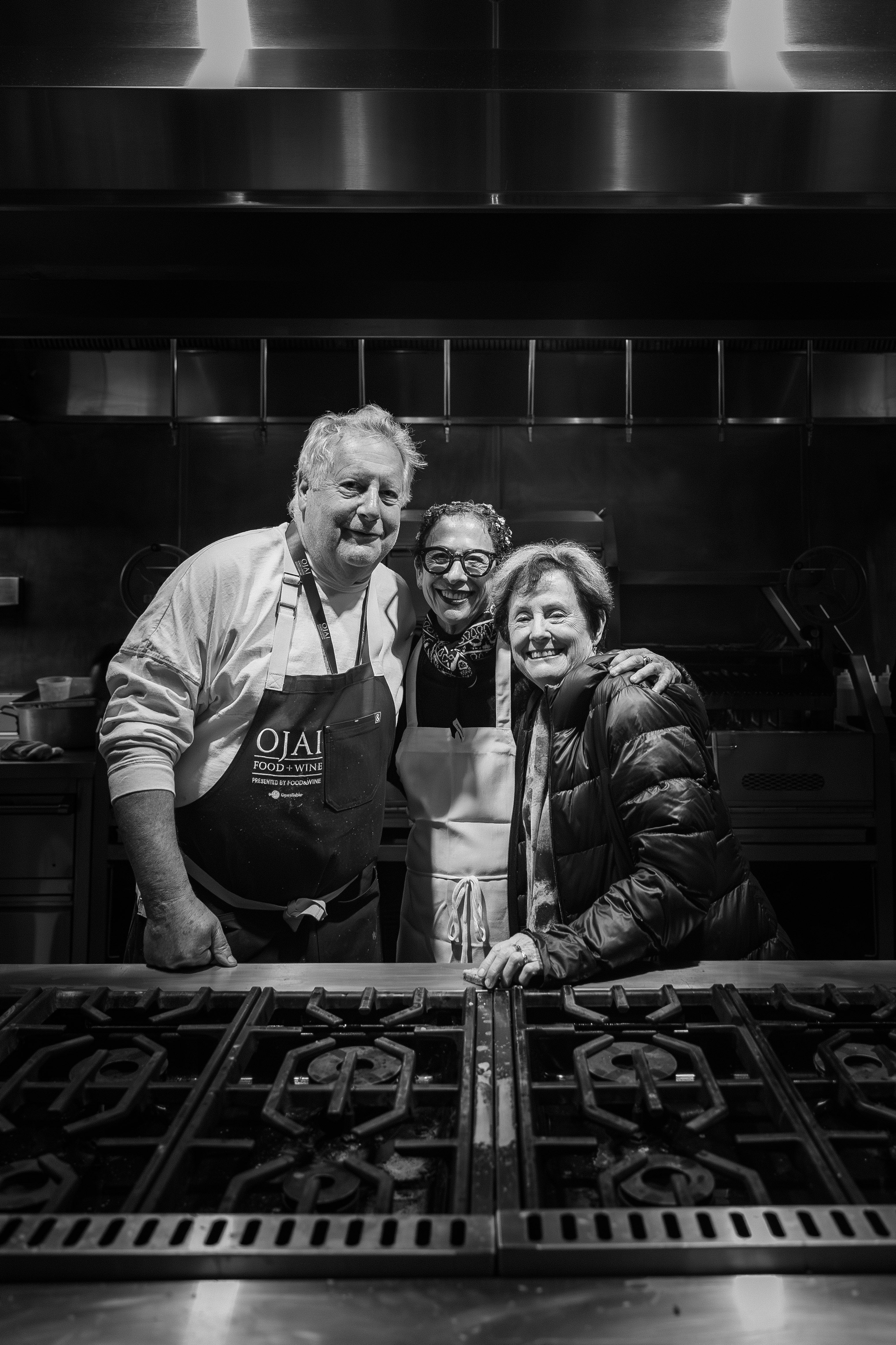 Jonathan Waxman with Nancy Silverton and Alice Waters