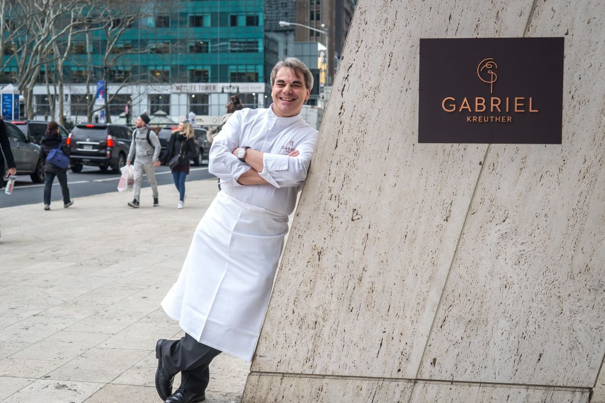 Chef Gabriel Kreuther at his New York restaurant.