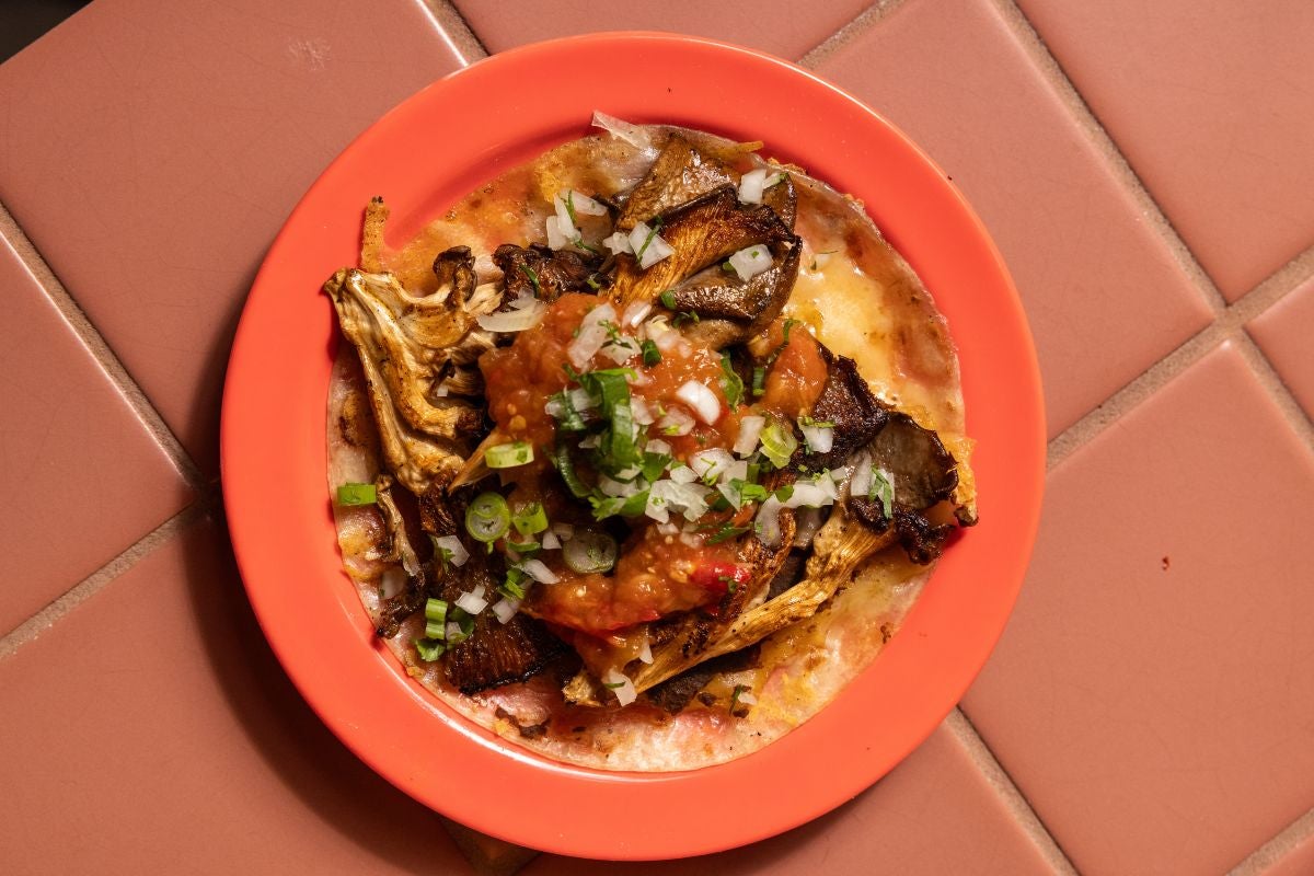 Oyster mushroom taco at Esse Taco.