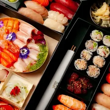 Home-akase To-Go Box at Noriko Handroll Bar