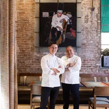 E.J. and Emeril Lagasse