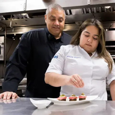 Michael Mina with Chef Daniela