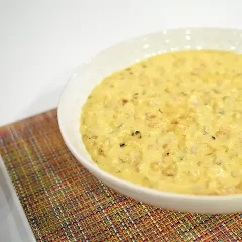 Andean &amp; Roasted Corn with Huancaína Sauce