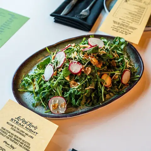 Simple Arugula Salad with Lemon Vinaigrette