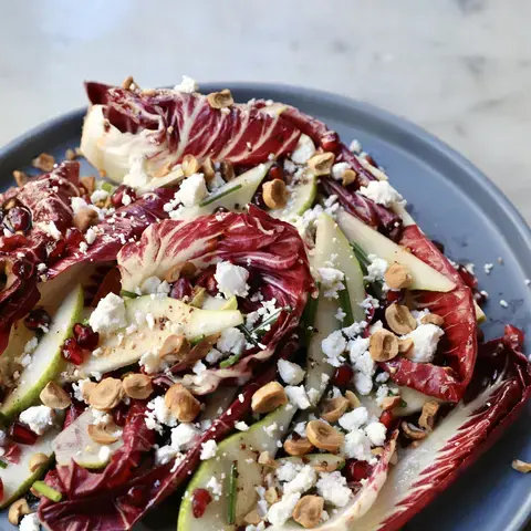 Winter Salad With Pomegranate Vinaigrette