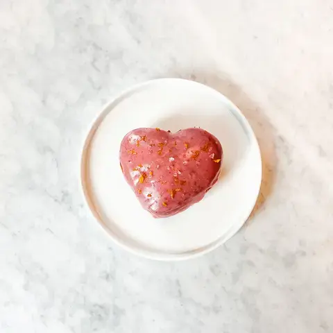 Heart Doughnut at The Duck &amp; The Peach