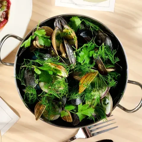 Local Shellfish à la Marinière