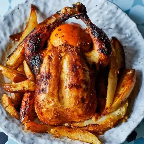 Orange Blossom-Scented Roast Chicken and Potatoes