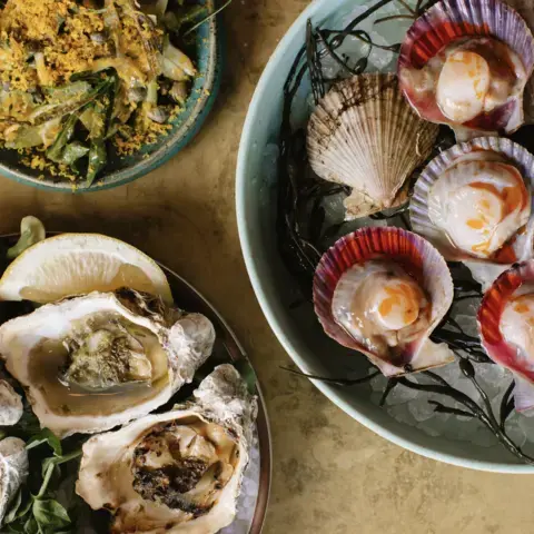 Oysters, Caesar Goes Vegan &amp; Pink Scallops