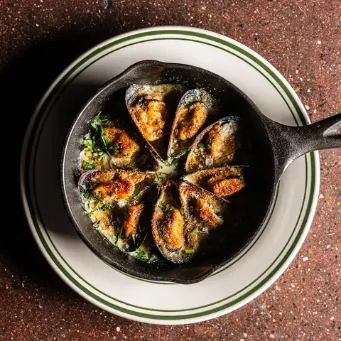 Mussels Gratin at Clementina