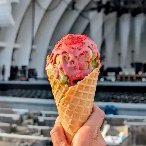 Magpie Matcha Drumstick at the Hollywood Bowl
