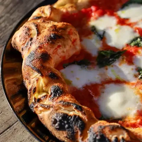 Margherita Pizza at Sei Pizza Bar