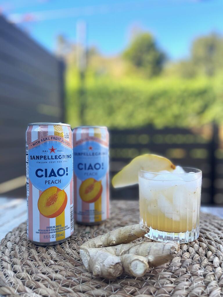 Peach and Ginger Harvest Cooler