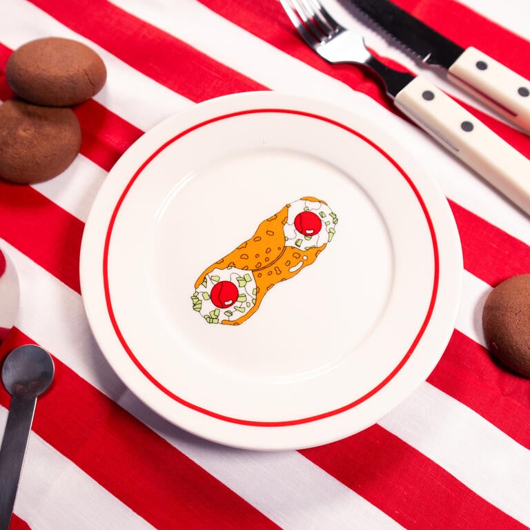 Marianna Fierro Cannoli Plate