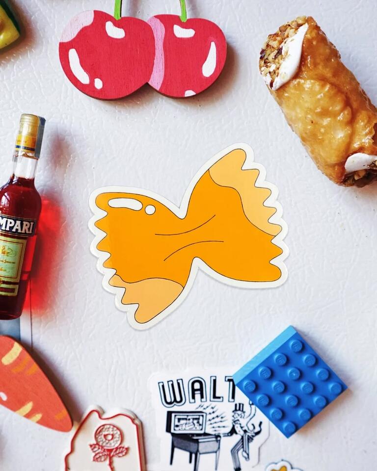 Marianna Fierro Farfalle and Tomato Magnets