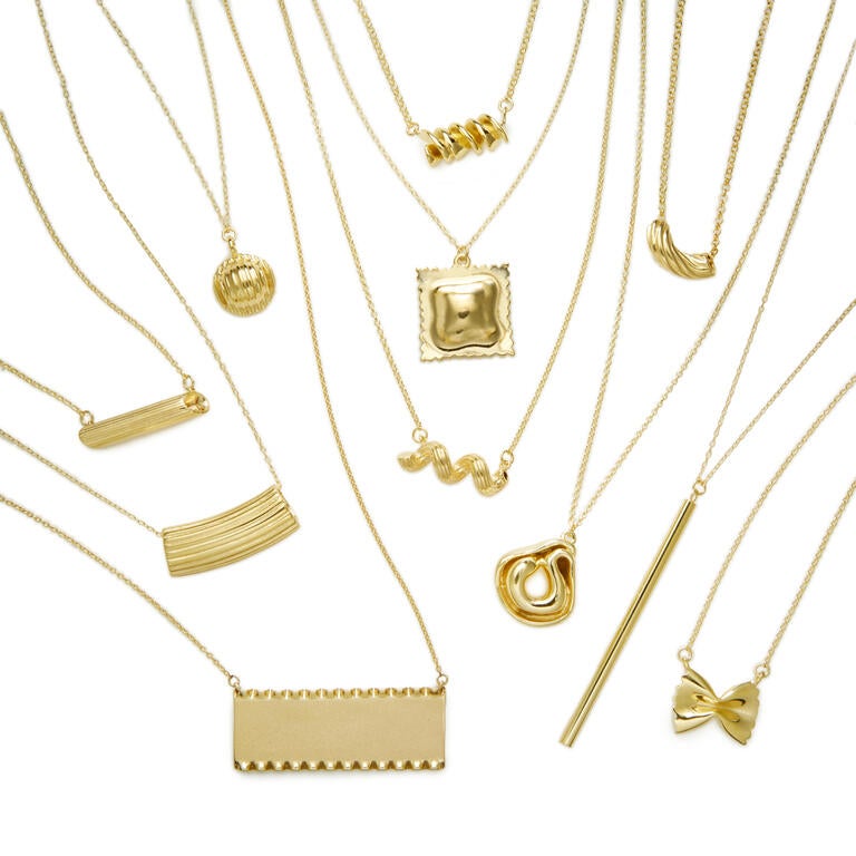 Delicacies Al Dente Pasta Collection Necklaces