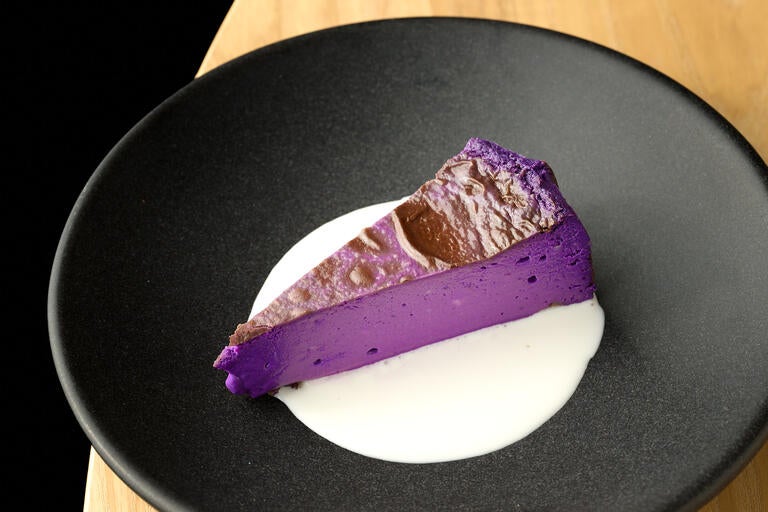 Ube Basque Cheesecake from Arquet