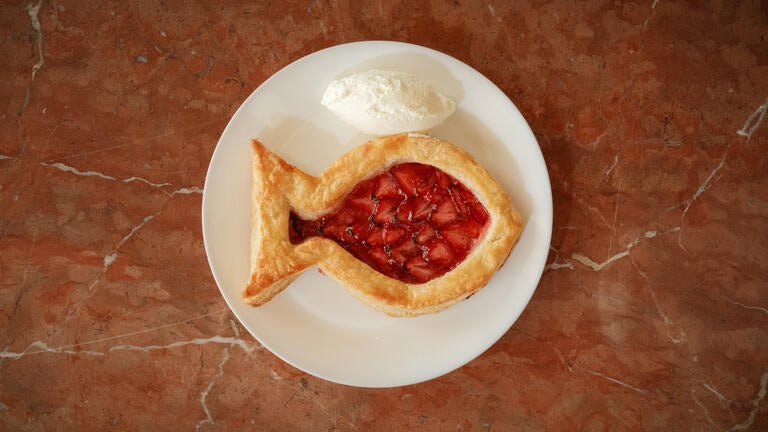 Strawberry Tart for Two at Bar Susanne