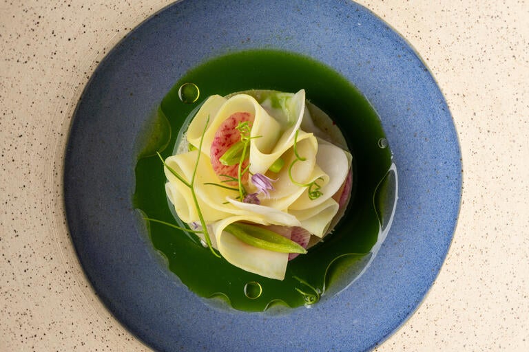 Artichoke Flower with Spring Things at Jacaranda
