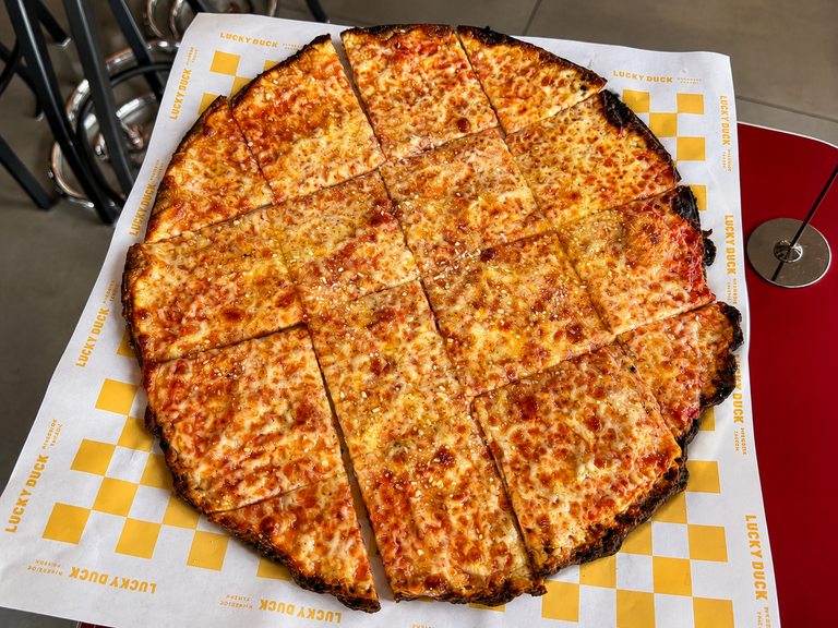 Tavern-Style Pizza at Lucky Duck