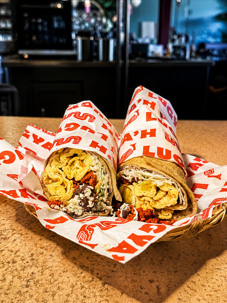 Moronga and Egg Breakfast Taco from Lugya’h