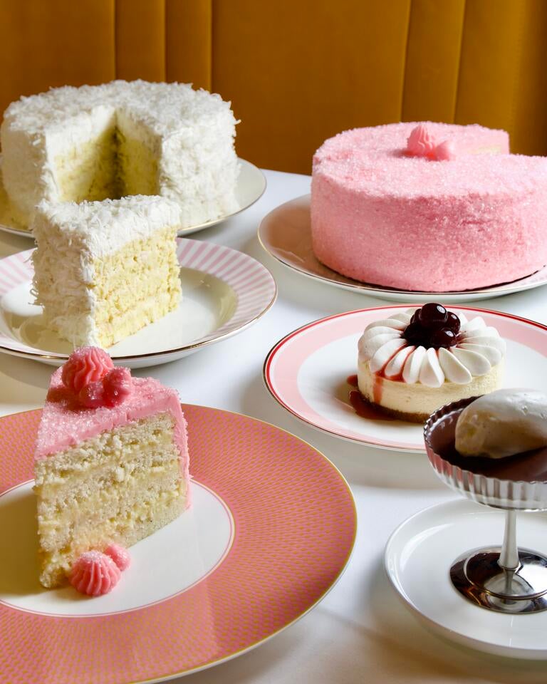 Pink Champagne Cake from Slim’s