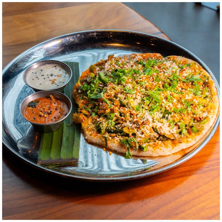 Asparagus Pesto Uttapam from Tapori