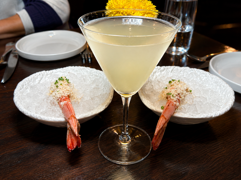 Martini Menu at Vernick Fish in the Four Seasons