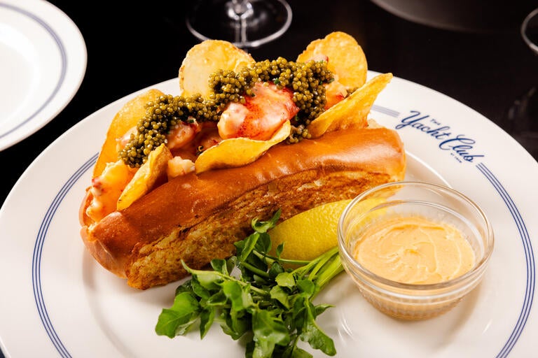 Lobster Roll at The Yacht Club