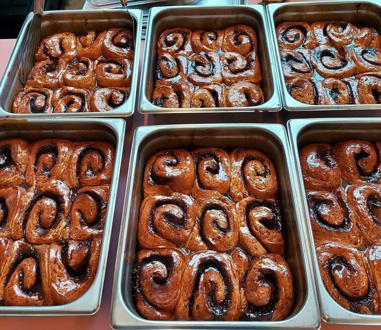 Cinnamon Rolls at Astranda Bakery